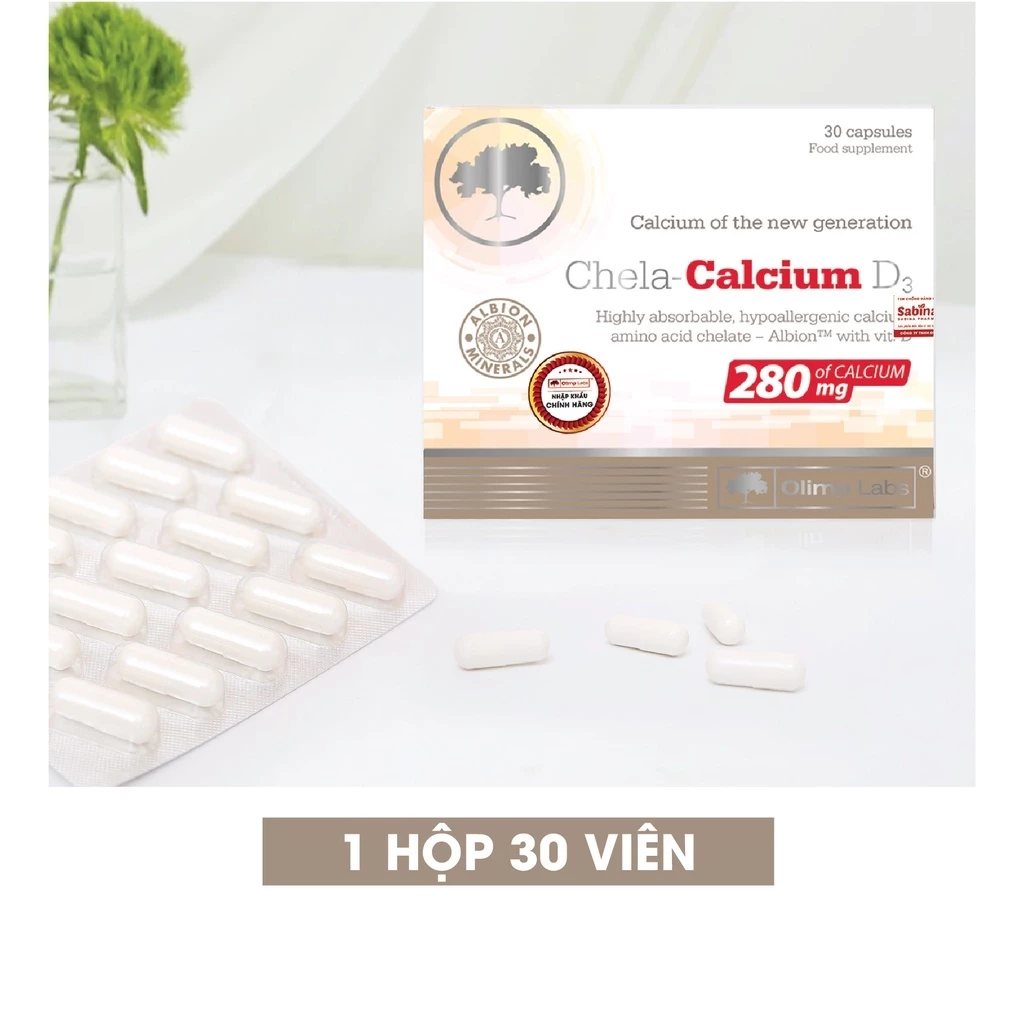 [Chính hãng] Canxi Chela Calcium D3 - Bổ sung Canxi và D3 cho bà bầu và sau sinh