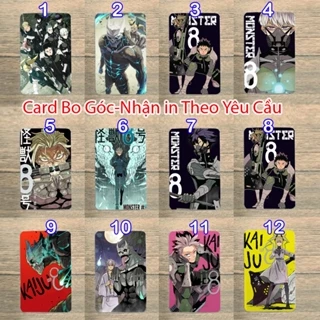 card ảnh bo góc Kaiju No. 8  Quái Vật Số 8 Kafka Hibino Mina Ashiro Reno Ichikawa Kikoru Shinomiya Soshiro MAU1393