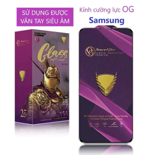 Kính Cường Lực OG Tím Samsung Galaxy A35 5G / A55 5G,Kính Full Toàn Màn Hình,Chịu Lực Tốt