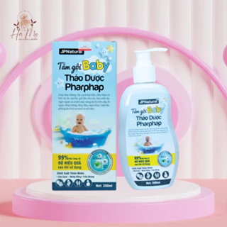 Sữa tắm gội thảo dược organic cho bé Baby Pharphap giúp giảm và ngừa các bệnh về da, dưỡng ẩm