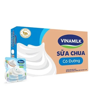 GIÁ BÁN BUÔN Thùng Sữa chua ăn Vinamilk có đường 48 hộp x 100g