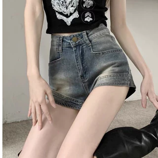 Quần Short Jeans Nữ , Quần Đùi Nữ Chất Liệu Denim Bán Chạy Top Năm 2024 L19