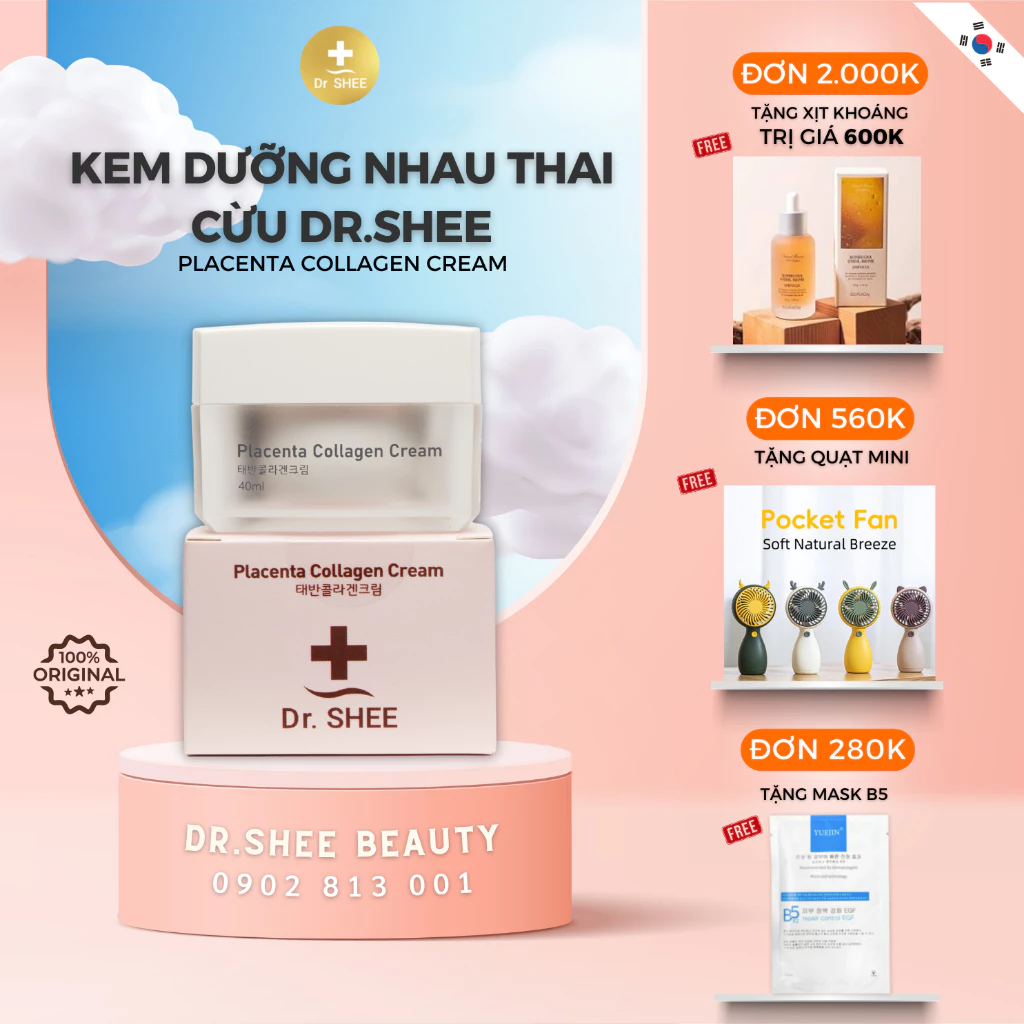 Kem Dưỡng Thạch Nhau Thai Phục Hồi, Dưỡng ẩm DrShee