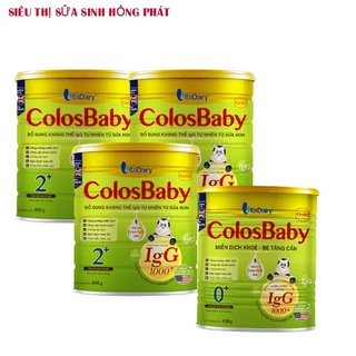 [ Quét mã tích điểm ] Combo 2 lon Sữa Colosbaby gold số 0+, Số 1+, Số 2+ loại 800g