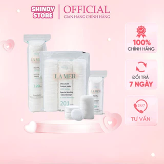 ( Chính Hãng) Bông tẩy trang Lamer gói 60 , 120, 201 Miếng 100% cotton tự nhiên siêu dai, mềm mịn