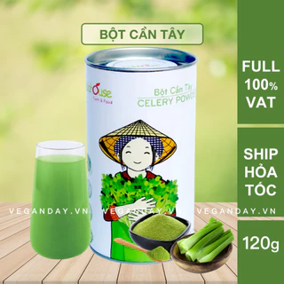 Bột Cần Tây Hữu Cơ Dalahouse Lon 120g - Nguyên chất sấy lạnh