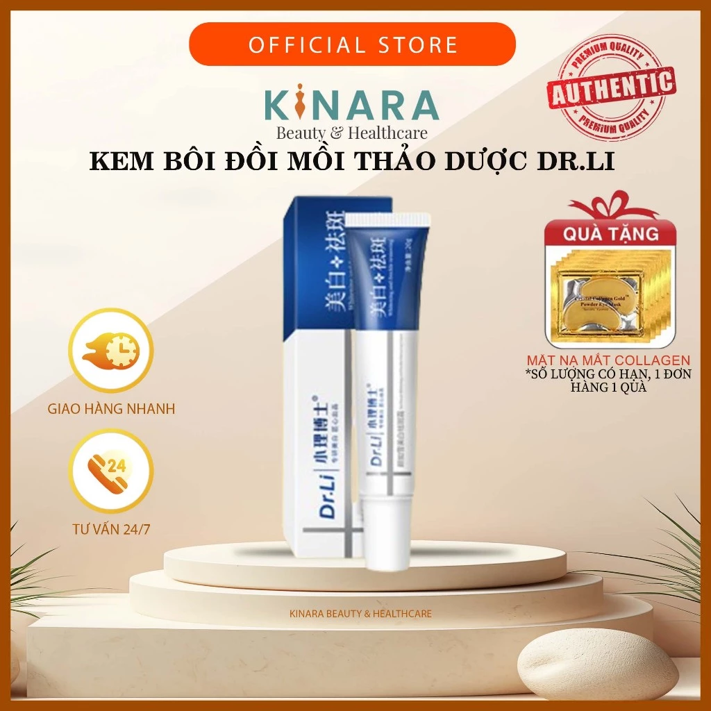 Kem Bôi Đồi Mồi Thảo Dược Dr.Li 20G - Vĩnh Biệt Đồi Mồi Tàn Nhang Sau 1 Liệu Trình Không Tái Đi Tái Lại