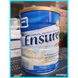 SỮA BỘT ENSURE ÚC VỊ VANI LON 850G