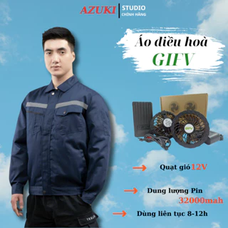 Bộ Áo điều hòa chính hãng GIFV( Gồm Áo + Bộ phụ kiện đầy đủ)-Tuyết Nhi AZUKI