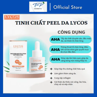 Tinh chất Peel Da Lycos - Lycos Face Peeling solution 10%AHA và 2%BHA : không bong tróc, lột tẩy