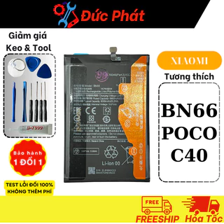 Pin Xiaomi BN66 POCO C40 Zin New (Giảm giá keo dán và bộ sửa khi mua kèm)