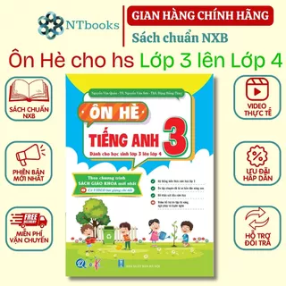 Sách - Ôn Hè Tiếng Anh Lớp 3 - Dành cho học sinh lớp 3 lên lớp 4 (Theo chương trình sách giáo khoa mới nhất)