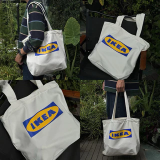 [XẢ KHO] Túi tote custom ikea Ikea unisex canvas đơn giản giá rẻ