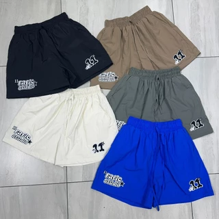 Quần dù Short trên gối Racing 11 chất dày logo Thêu Ngôi sao thoáng mồ hôi dây dài KUNSHOP UNISEX