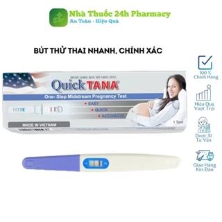 Bút thử thai trực tiếp Quick Tana, bút thử thai nhanh, test nhanh, chính xác cao, giúp phát hiện thai sớm