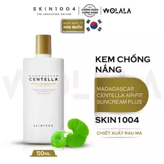Kem chống nắng Skin1004 Centella nâng tone kiềm dầu không bóng nhờn 50ml trẻ hóa trắng da
