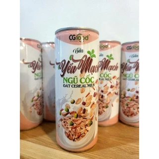 COMBO 6 LON SỮA YẾN MẠCH CG FOOD 245ml x 6