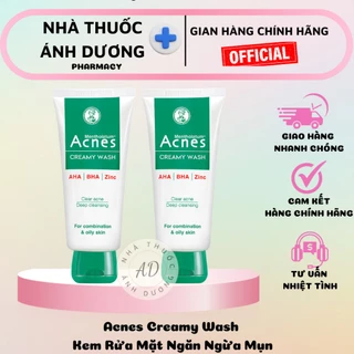 Kem Rửa Mặt Giúp Ngừa Mụn Acnes Creamy Wash 50/100GR
