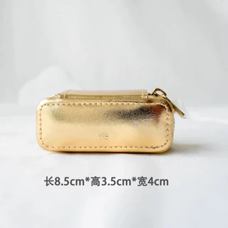 Hộp đựng son T..F gift hãng khoá kéo màu gold sang trọng