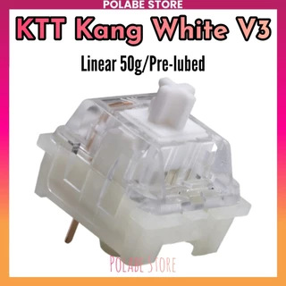 KTT KANG WHITE V3 Linear Switch Công Tắc Bàn Phím Cơ KTT switch kangwhite - Polabe Store