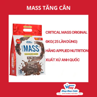 [GIÁ TỐT NHẤT] CRITICAL MASS ORIGINAL APPLIED NUTRION 6KG- SỮA TĂNG CÂN TĂNG CƠ CAO CẤP