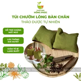 Túi chườm thảo dược chườm lòng bàn chân thư giãn, giảm tê bì (1 cặp)