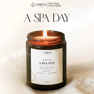 Nến Thơm Lành Tính Từ Sáp Tự Nhiên Hương Thư Giãn Ở Spa A Spa Day 100ml JAROS Candle