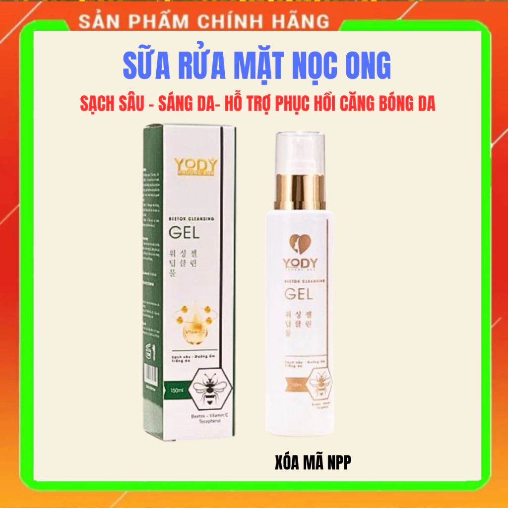 Gel Rửa Mặt Nọc Ong Yody White Phương Anh