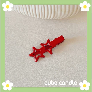 Kẹp Tóc Ngôi Sao Phong Cách Thời Trang Y2K Dễ Thương | Oube Candle