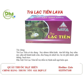 Trà Lạc Tiên Lava hỗ trợ giảm suy nhược thần kinh, tim hồi hộp (5g x 30 túi)