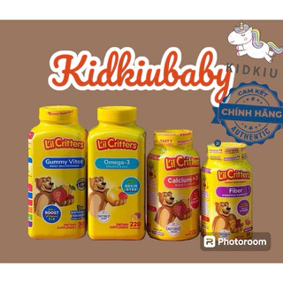 (Date2025)Kẹo dẻo cho bé Gummy L’il Critters Calcium + D3 150 viên - kẹo gấu canxi - kẹo gấu calcium