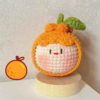 [HÀNG SẴN] Móc khóa bé cam handmade, móc khóa len cute, đáng yêu làm quà tặng