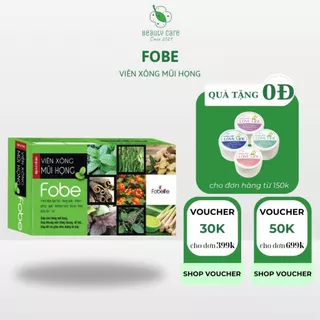 Viên Xông Tinh Dầu Giảm Nghẹt Mũi Sổ Mũi Giảm Các Triệu Chứng Cảm Lạnh - Hộp / 20 viên