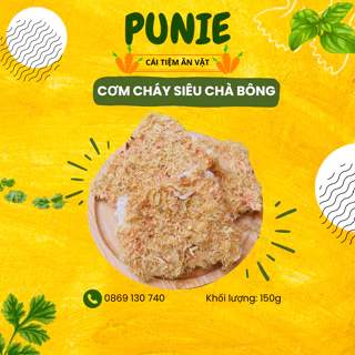 Cơm Cháy Siêu Chà Bông Punie 150G Ăn Vặt Vừa Ngon Vừa Rẻ