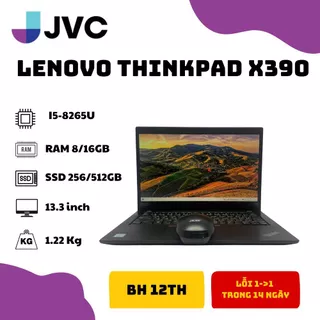 Laptop xách tay giá rẻ lenovo Thinkpad X390 | I5 – 8265U | Ram 8GB | SSD 256GB | 13.3″ HD | Pin 90%