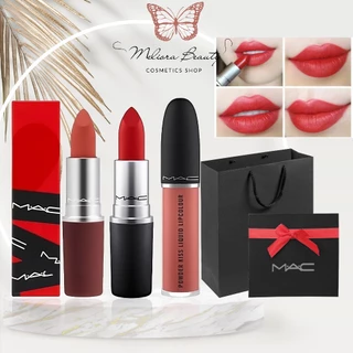 Son Mac Powder Kiss, son thỏi Mac kem siêu phẩm son lì cao cấp mà MAC đốn đổ trái tim phái đẹp.  1102A