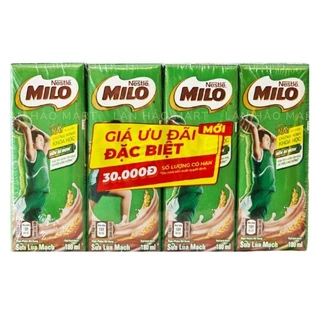 (date T11/24) 1Lốc sữa milo 110ml /180ml (4hộp/lốc)