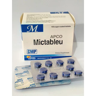 Mictableu - Hỗ trợ thanh nhiệt, lợi tiểu - hộp 100 viên