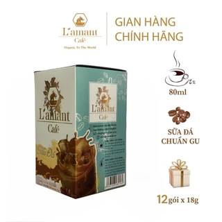 Cà phê hòa tan L'amant Sữa Đá - L'amant Vietnamese Iced Coffee (12 gói x 18gr)