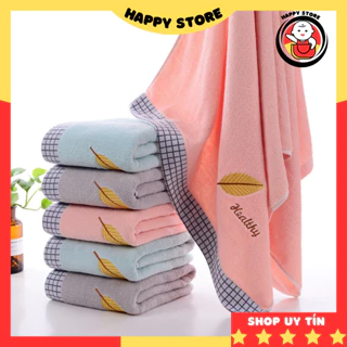khăn tắm cotton cao cấp cho bé size 34x74cm dày dặn, mềm mại và thấm hút siêu tốt A161 Happy Store