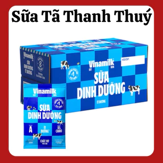 Thùng 48 Bịch Sữa Dinh Dưỡng Vinamilk Ít Đường - 48 bịch x 220ml ( giá trừ KM )