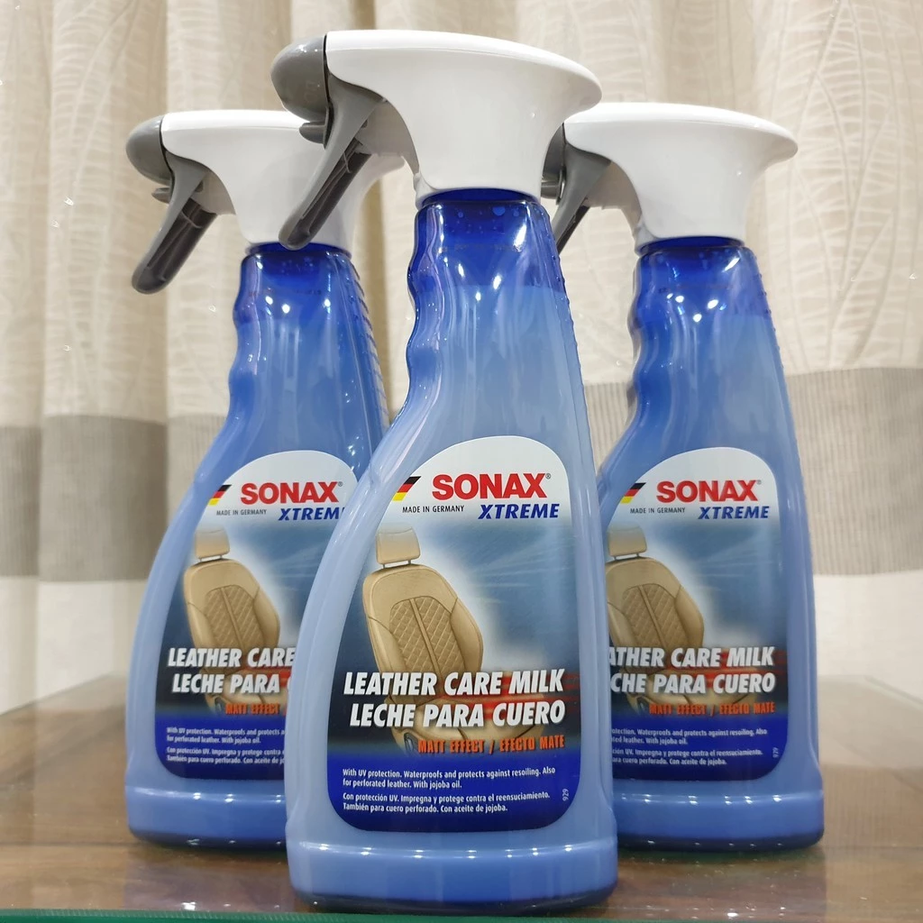Dung dịch xịt dưỡng da ô tô cao cấp - SONAX  Lether Care Milk 254241