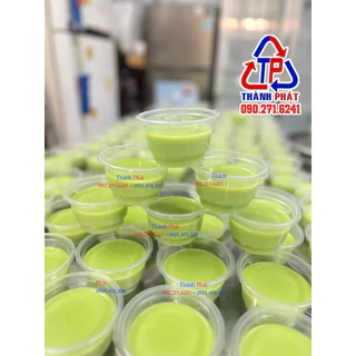 50 Ly đựng tàu hủ singapore 200ml  - đựng rau câu - pudding  - Ly 858 kèm nắp