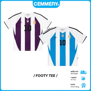 Áo Thun CEMMERY Local Brand Chính Hãng Footy Tee 2 Màu Áo Thun Unisex Nam Nữ