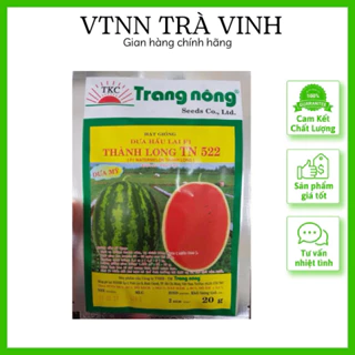 Hạt Giống Dưa Hấu Lai F1 Thành Long TN 522 - Trang Nông 20gam - Chính Hãng