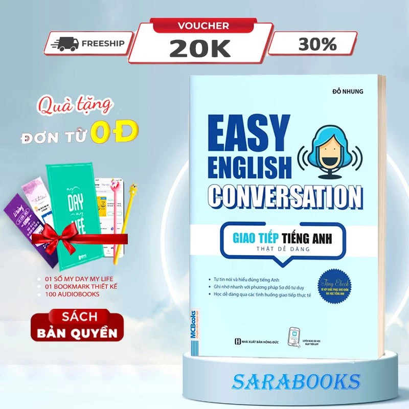 Sách Easy English Conversation – Giao Tiếp Tiếng Anh Thật Dễ Dàng - Tự Học Nghe Nói, Giao Tiếp Tiếng Anh