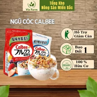 Ngũ cốc Calbee Ăn Kiêng Giảm Cân Nhật Bản Mix Sữa Chua Trái Cây Granola Ăn Sáng 700gr