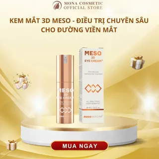 Kem Mắt 3D MESO - Điều Trị Chuyên Sâu Cho Đường Viền Mắt, Giảm Quầng Thâm, Nâng Cơ, Dưỡng Mịn Sáng