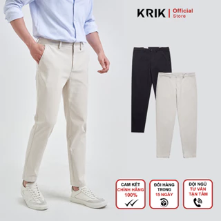 Quần Kaki Nam Local Brand KRIK Form Slimfit Chất Liệu Cao Cấp Thiết Kế Basic Dễ Phối Đồ QK6526