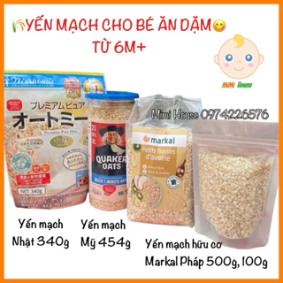 Yến mạch ăn dặm cho bé từ 6 tháng